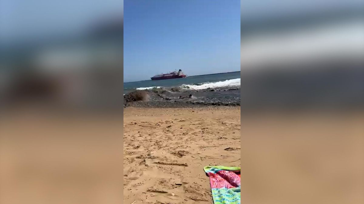 Un barco provoca una ola con sedimentos hiriendo a varios bañistas en Mazagón.00 00 09 01.Imagen fija001
