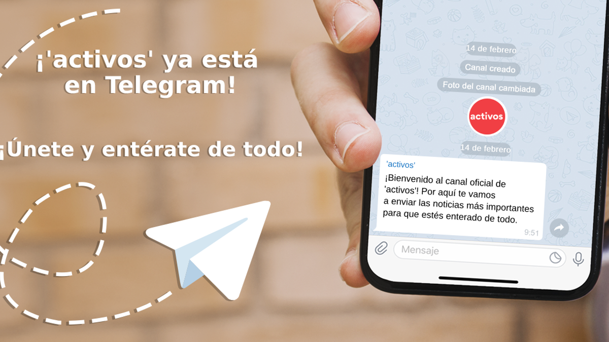 'activos' ya está en Telegram