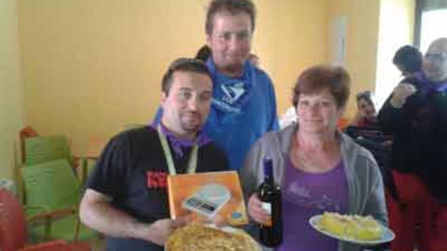 Ganadores del concurso de tortilla. |