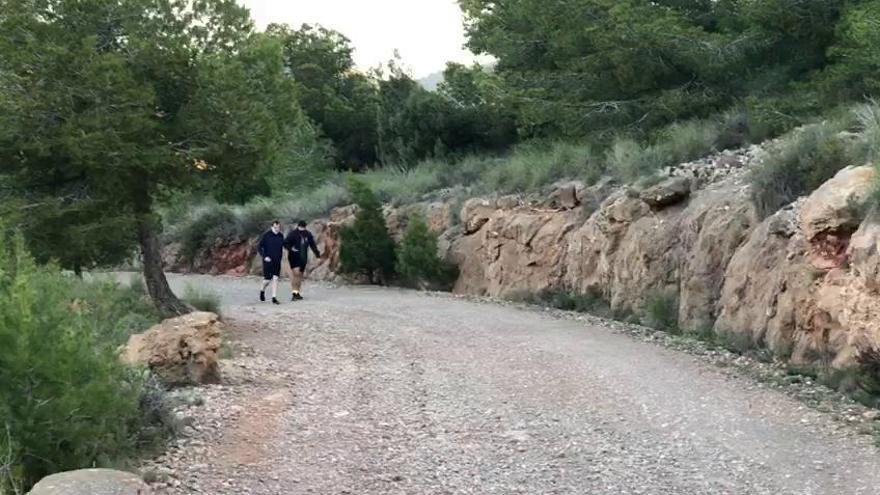 Rajoy comienza su jornada con una caminata por el Monte de las Cenizas