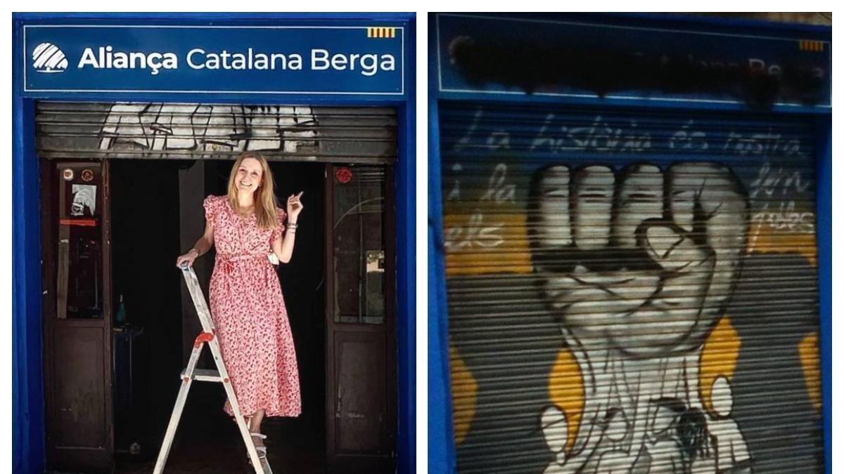 Menys de 24 hores separen les dues imatges