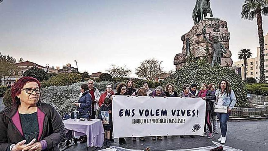 Protesta en Palma contra la violencia machista