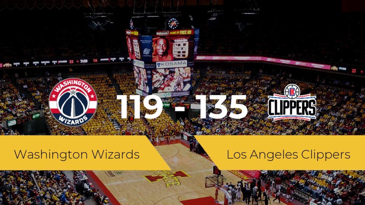 Los Angeles Clippers consigue la victoria frente a Washington Wizards por 119-135