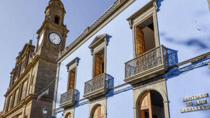 Vista de la fachada del futuro hotel Agáldar. | J. PÉREZ CURBELO