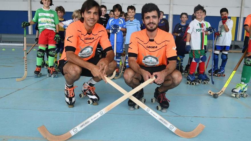 Jordi Bargalló y Pablo Cancela, en su Campus en A Coruña