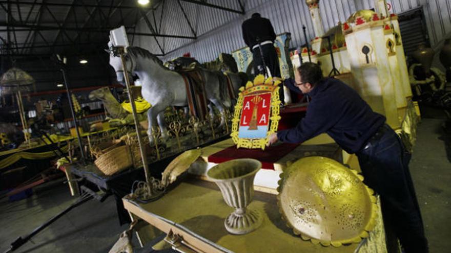 El taller artístico de la compañía Carros de Foc