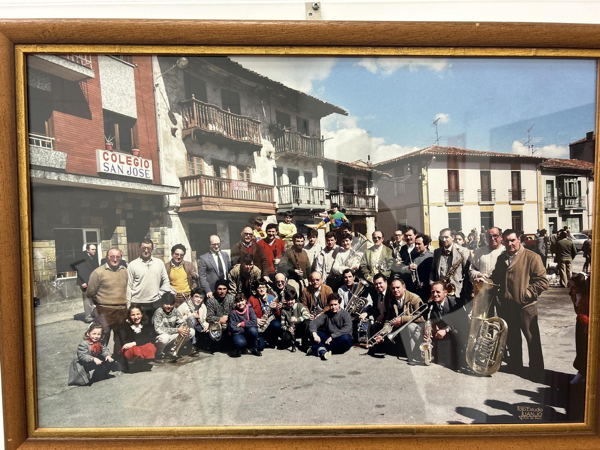 Ensayo de la Banda de Música de Siero