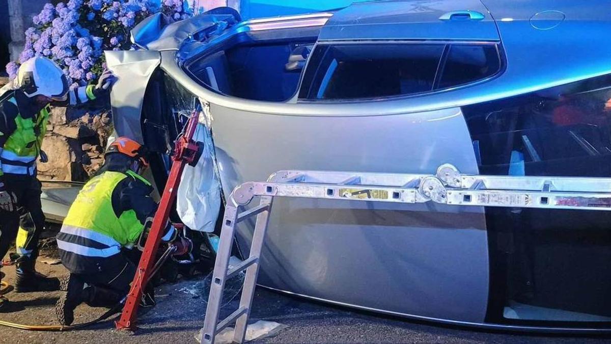 Accidente de tráfico en Tineo