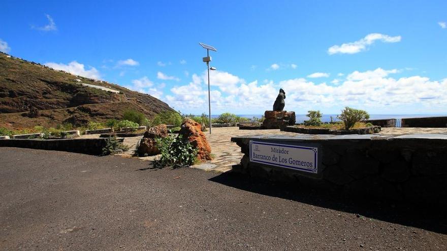 El mirador del barranco de Los Gomeros, en Santa Cruz de La Palma.