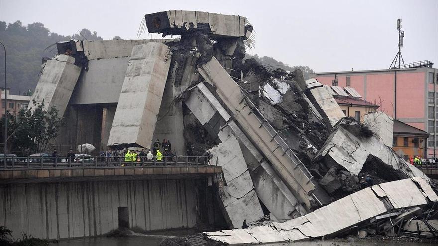 Decenas de muertos por el derrumbe de un viaducto en Génova