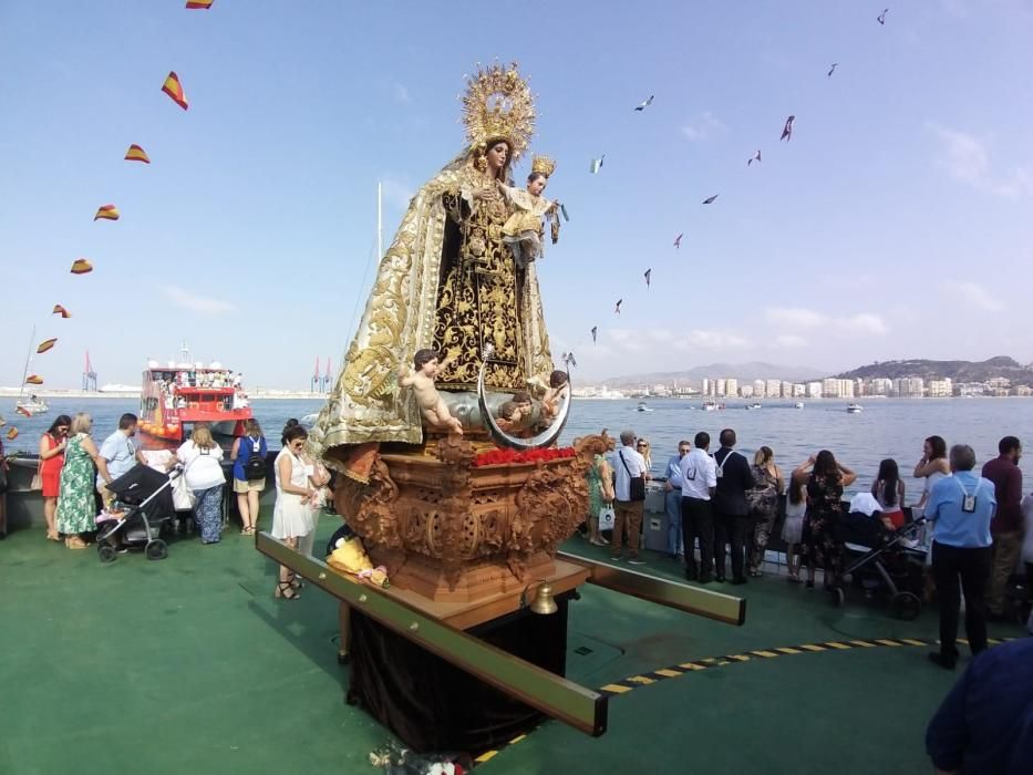 Embarque de la Virgen del Carmen Coronada de El Perchel