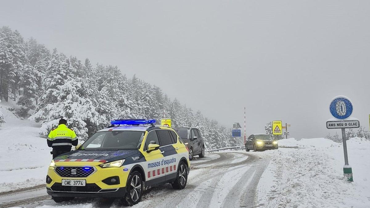 Nevada a la cerdanya en una imatge dels dies de Nadal