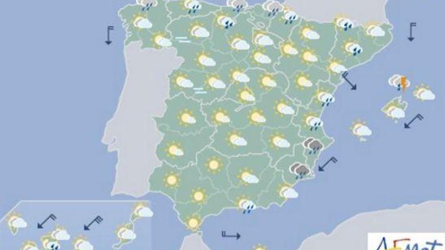 Precipitaciones débiles en el Pirineo, de nieve entre 1.700 y 1.900 metros