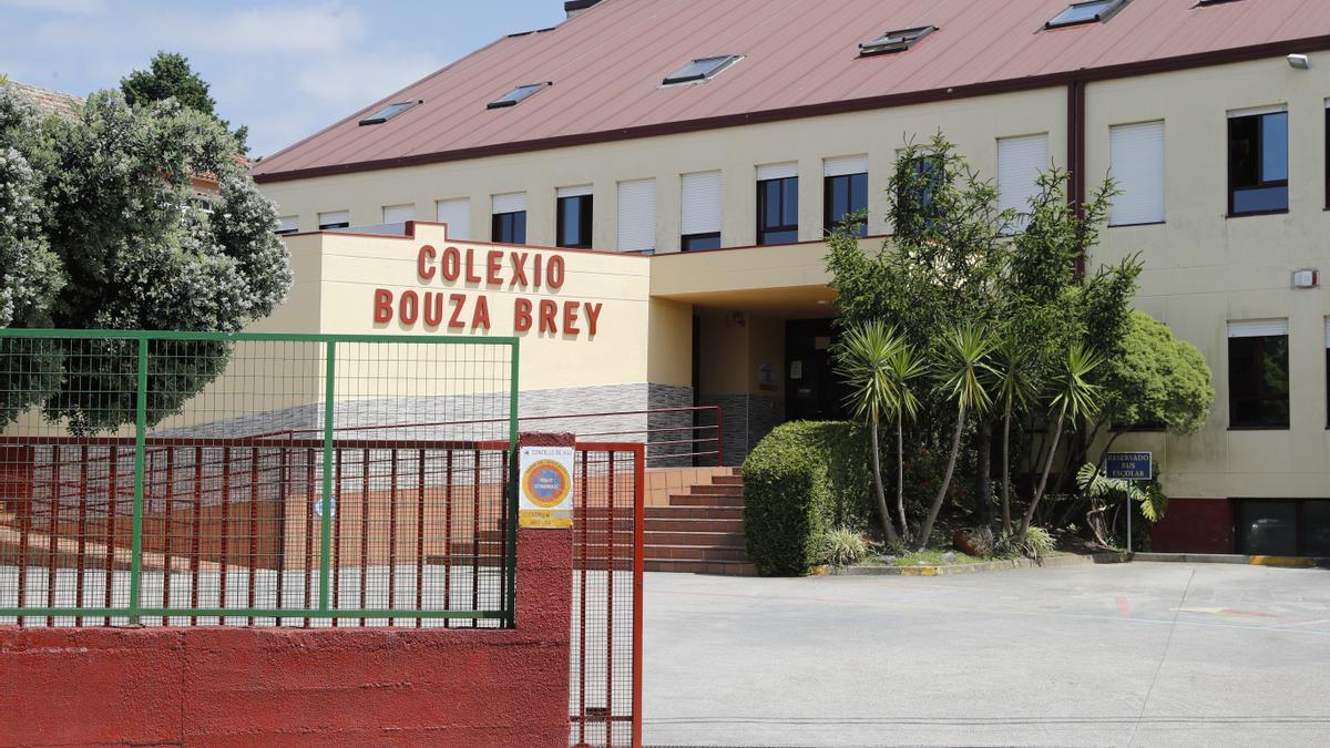 El colegio Bouza Brey, el más afectado de Galicia.