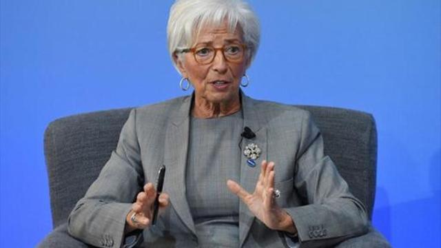 La directora del FMI, Christine Lagarde, en una mesa redonda el pasado mes de mayo.