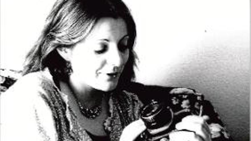 Laura Palmés, amb la seva càmera.