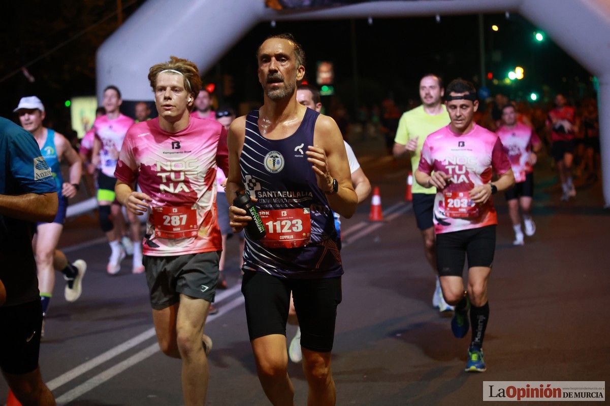Las mejores imágenes de la carrera nocturna de Murcia