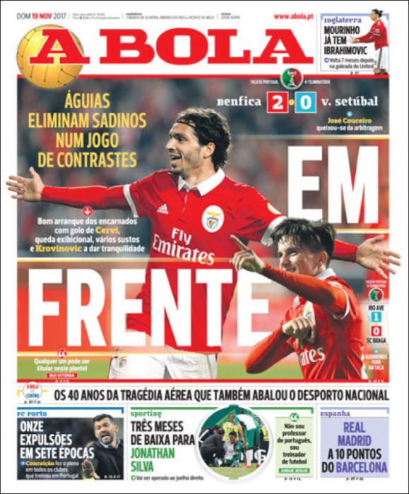 Portadas del domingo 19 de noviembre