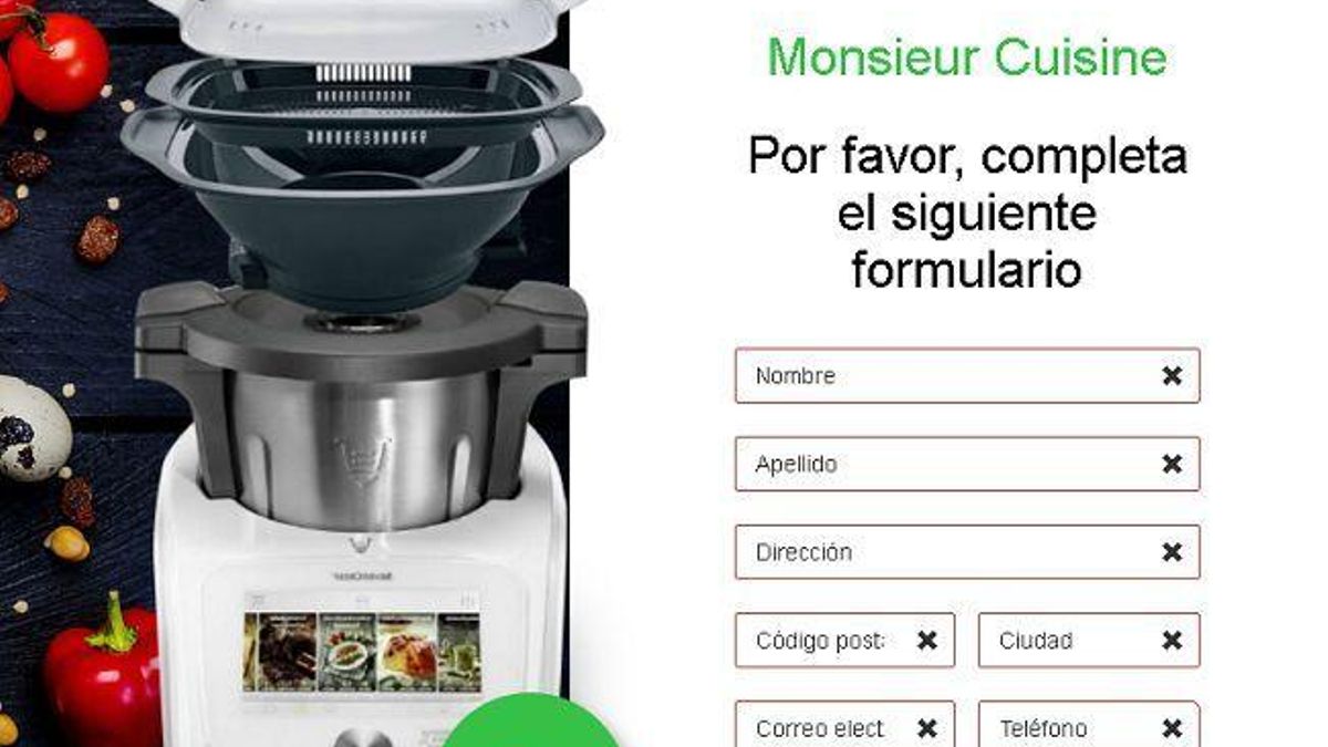 El timo que circula por email sobre el regalo del robot de cocina de Lidl