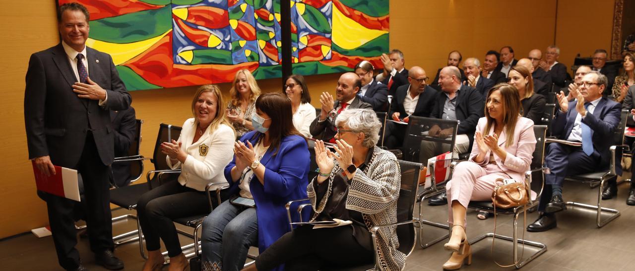 En imágenes: Félix Baragaño, reelegido como presidente de la Cámara de Comercio de Gijón