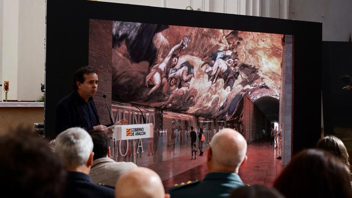 Antonio Lorén es el director del proyecto del Centro Goya que estará en los Antiguos Juzgados de Zaragoza.