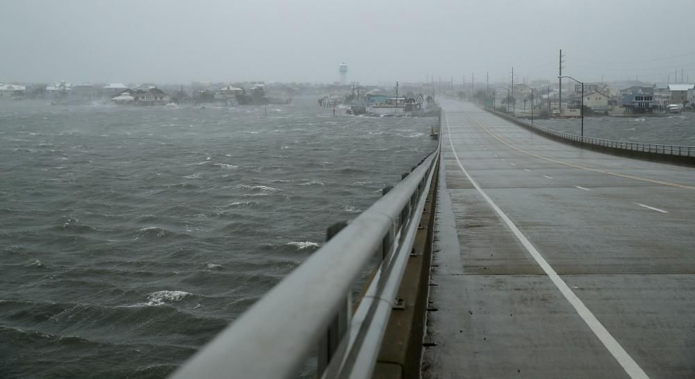 Inundaciones en la costa este de EE UU tras la llegada del huracán Florence