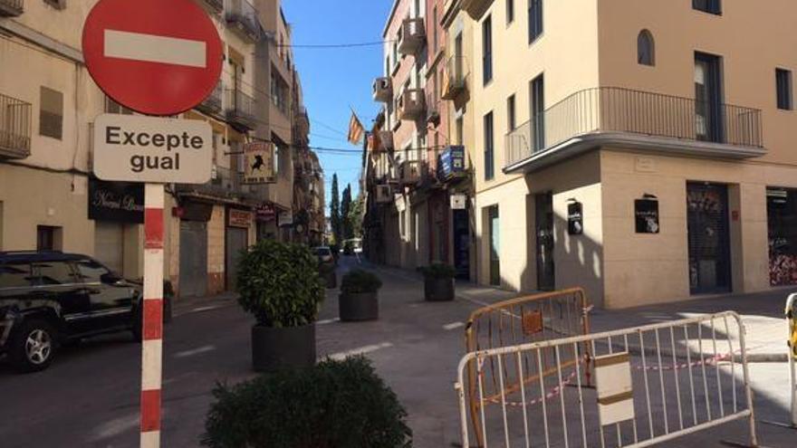 L&#039;entrada del carrer Pep Ventura.