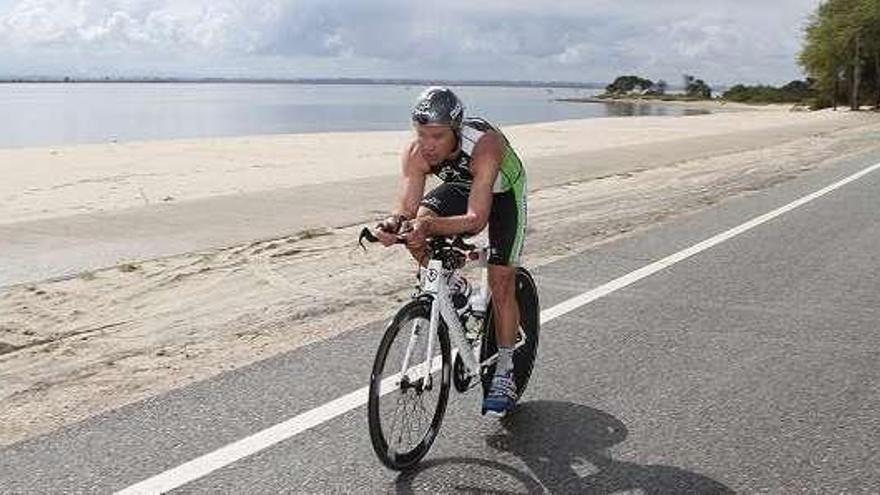 Julio Martínez, en la prueba disputada en Aveiro.