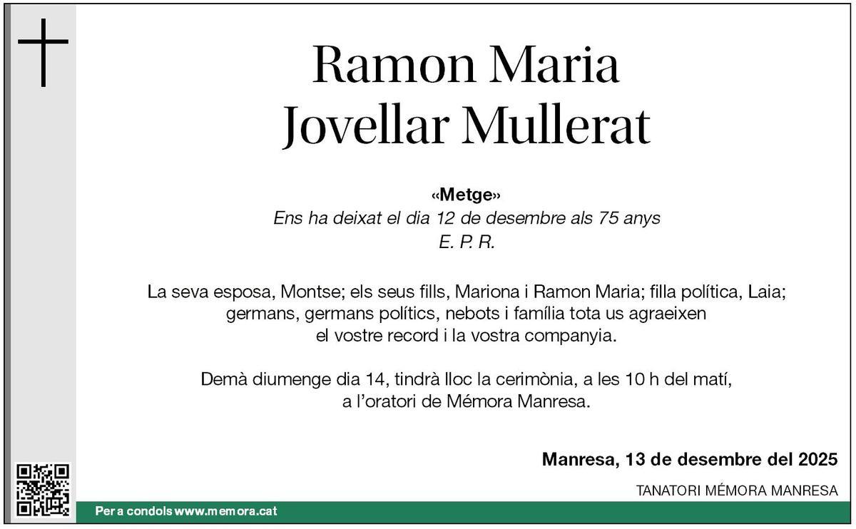 RAMON MARIA JOVELLAR MULLERAT