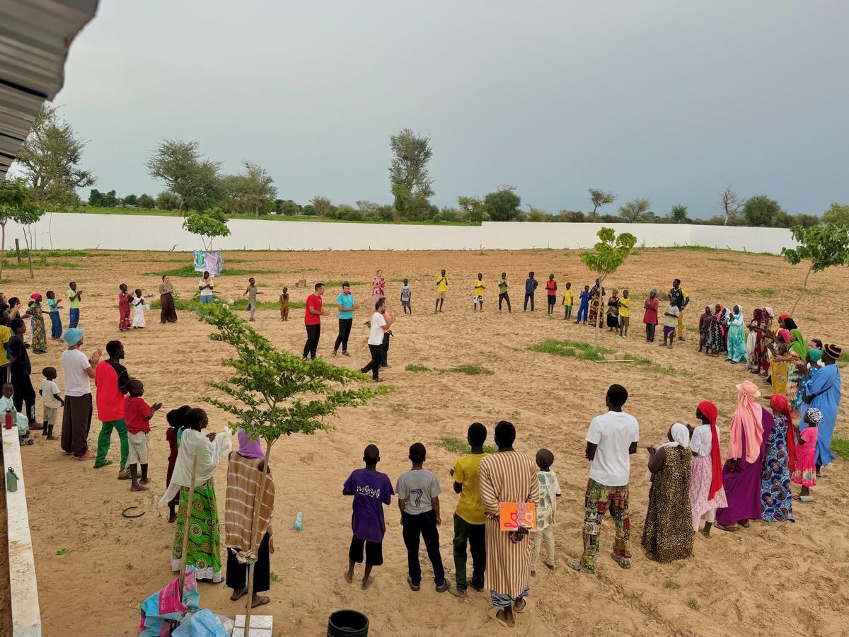 Una de las actividades realizadas durante el campamento de Algemesí Solidari.