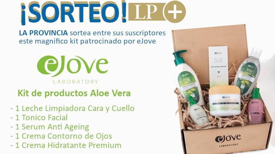 ¡LA PROVINCIA sortea un Kit de productos de Aloe Vera de eJove Laboratory, un tesoro para tu piel!