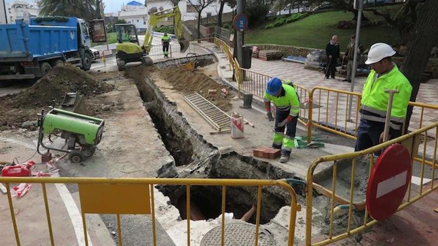 Obras de mejora en la avenida Maíz Viñals.