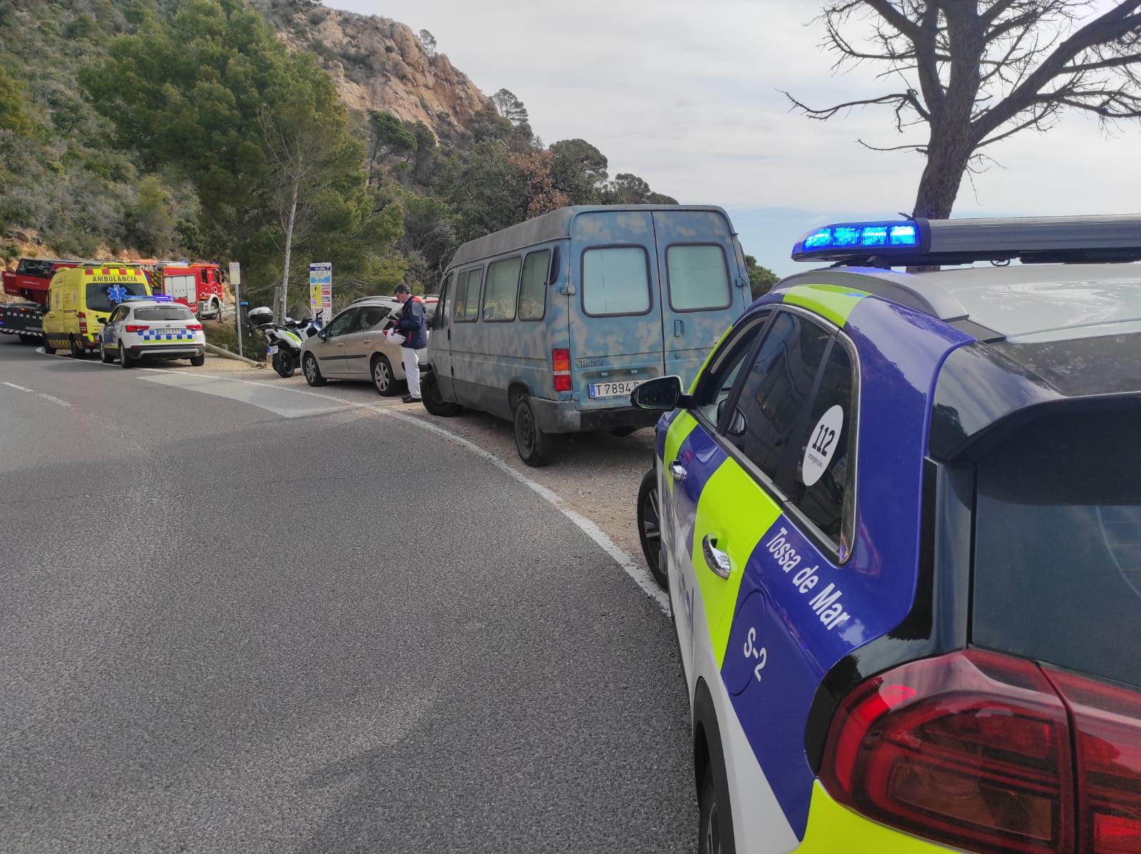 Una excursionista resulta ferida després de caure d'uns 2,5 metres en una cala de Tossa de Mar