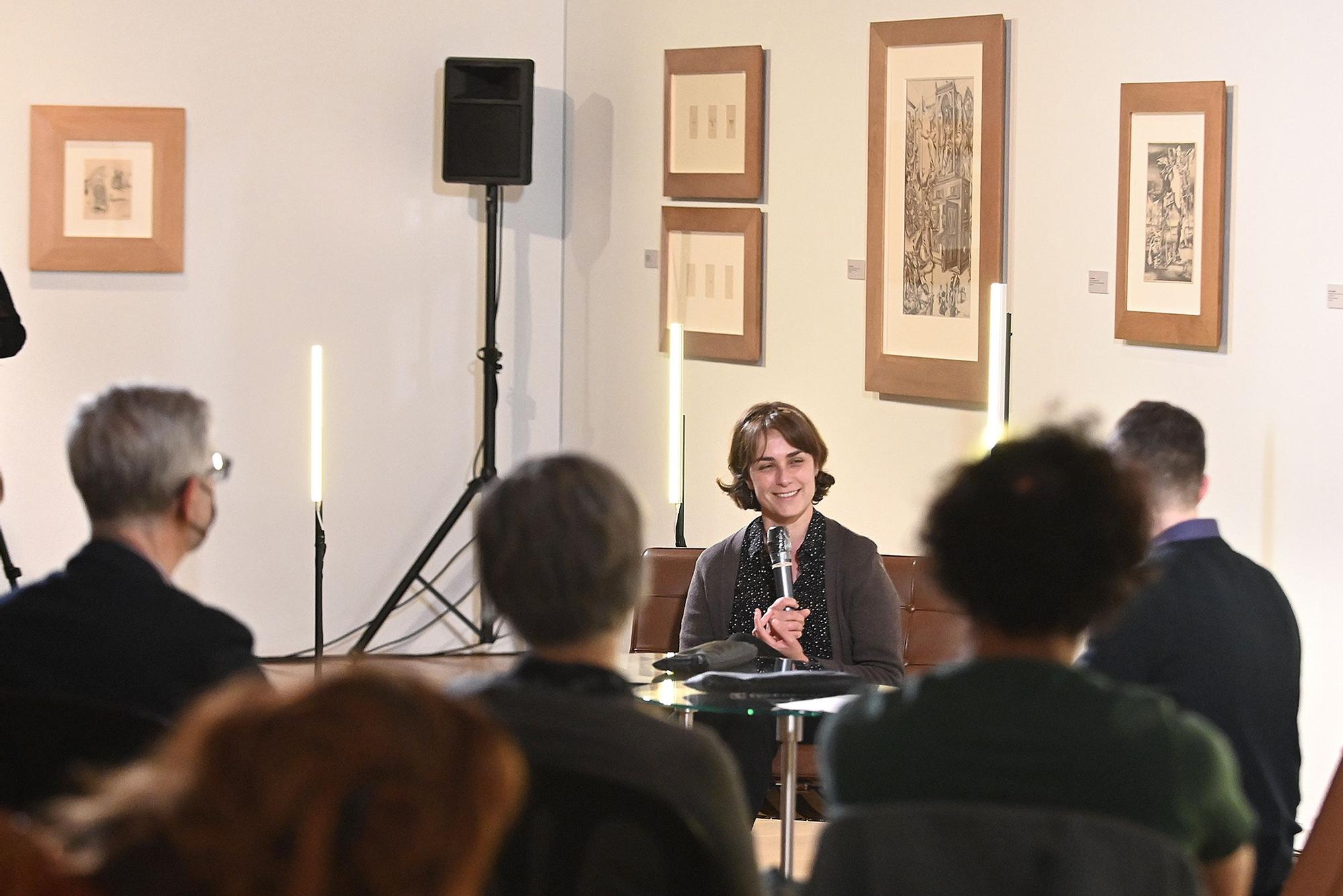 Sara Mesa inaugura el ciclo 'Intercanvis. Club de cultura', en el Museu de Belles Arts de Castelló