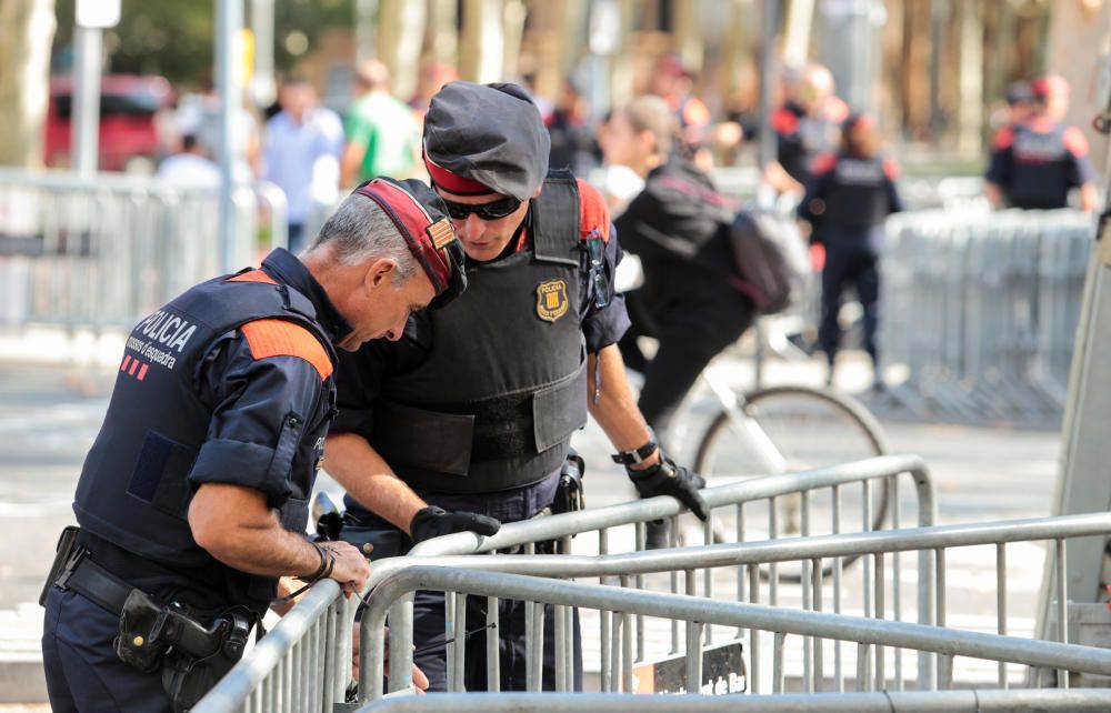 Les millors fotos de la compareixença de Puigdemont