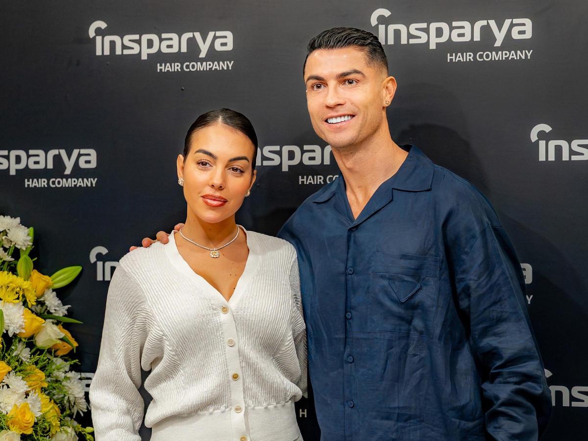 Georgina Rodríguez y Cristiano Ronaldo.