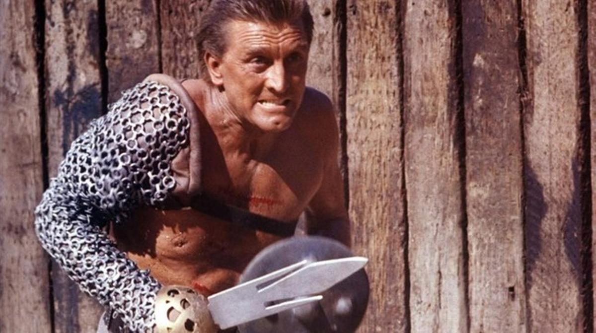 Kirk Douglas, a ’Espartaco’. Kirk Douglas, a ’Espartaco’.