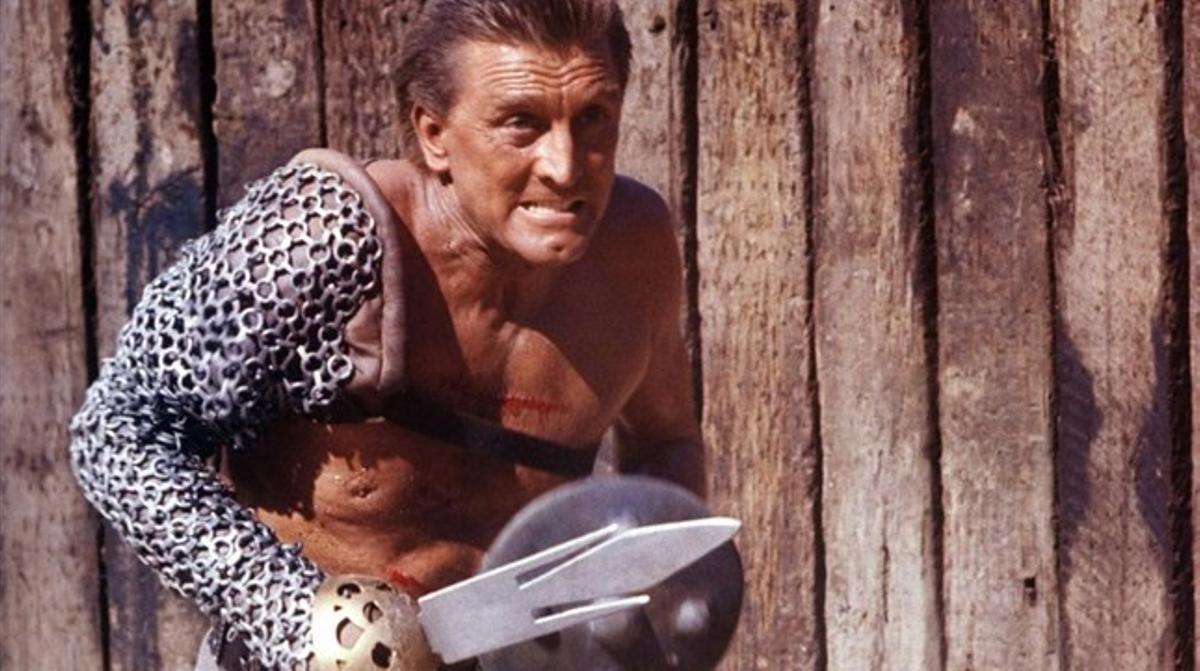 Kirk Douglas, a ’Espartaco’.