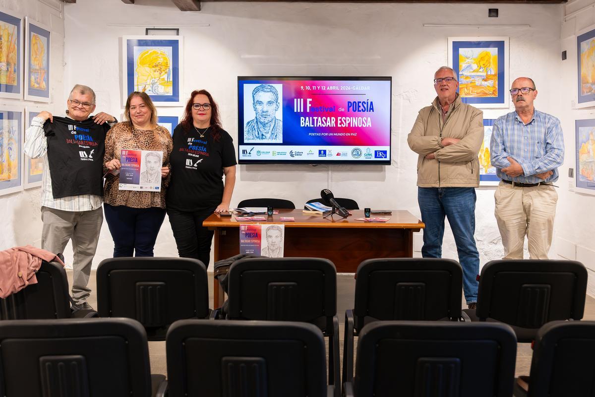 Rueda de Prensa del Festivalde  Poesía Baltasar Espinosa de Gáldar.