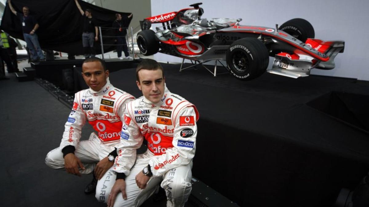 Hamilton y Alonso, en McLaren 2007