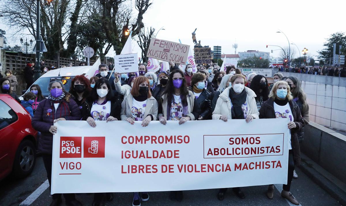 8M GALICIA: Así fue el Día Internacional de la Mujer en Vigo