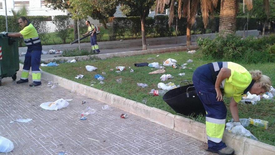 Xàtiva recogió 34.500 kilos de basura al día durante la Fira