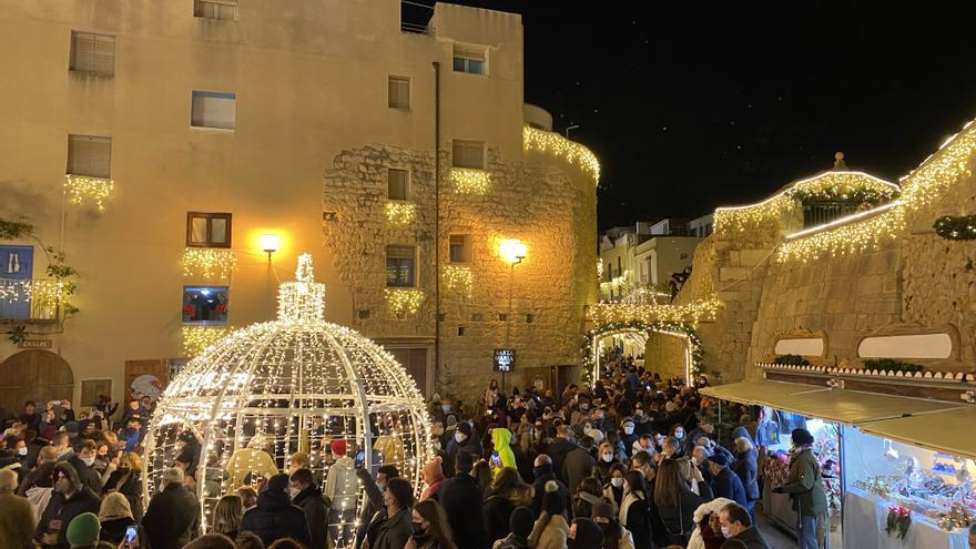 El alumbrado navideño catapulta a Peñíscola como destino invernal en auge