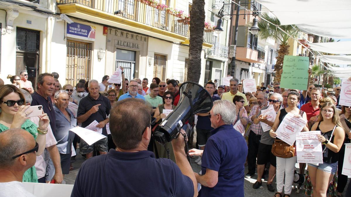 Los vecinos de la Marjaleria protestan por la plaga de mosquitos