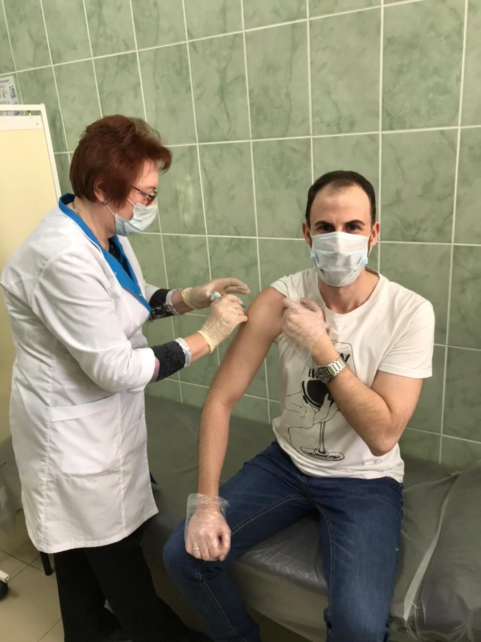 Juan Oliveira, el vilagarciano que se administrado la vacuna rusa