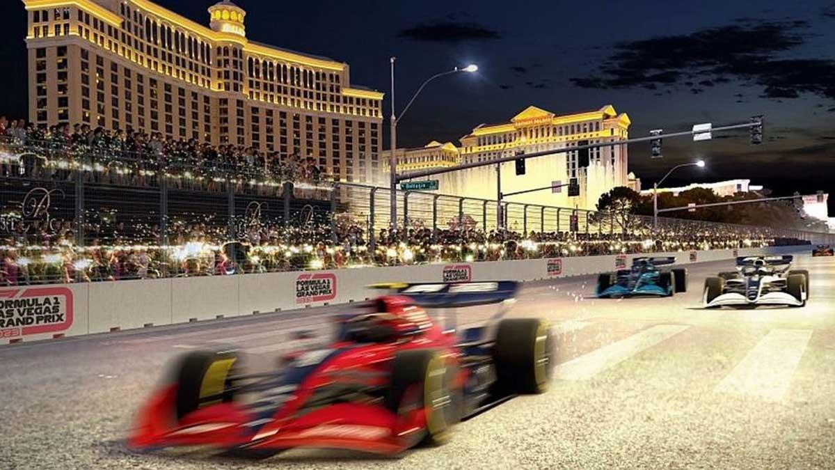 El circuito urbano de Las Vegas, inédito para todos los pilotos