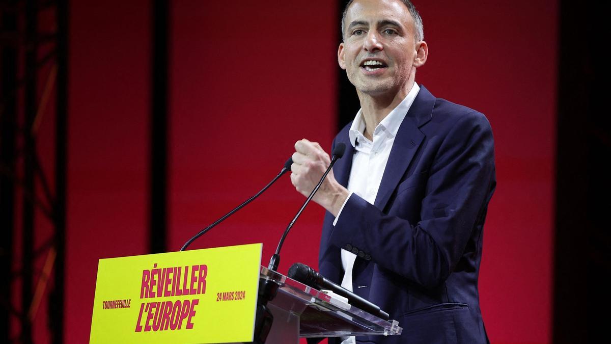 Raphael Glucksmann, líder de los socialistas en Francia para las elecciones europeas