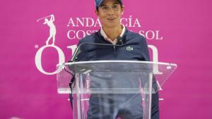 Azahara Muñoz se mostró feliz de volver al Open de ESpaña, y además, en su tierra