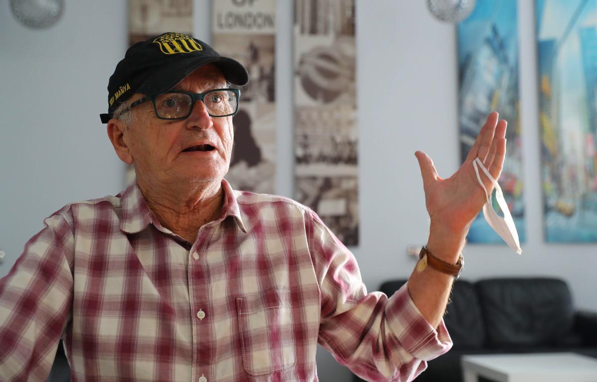 Jorge Luis González, locutor jubilado que vive en La Palma.