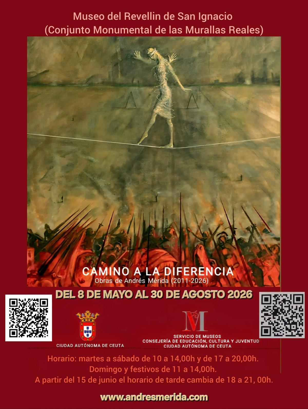 Cartel de la exposición 'Camino a la diferencia'